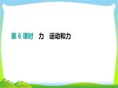 中考物理高分复习6力运动和力完美课件PPT