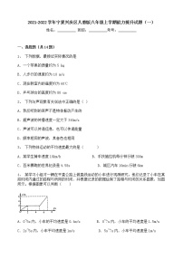 宁夏银川市兴庆区2021-2022学年八年级上学期期末能力提升物理试题（一）（word版 含答案）