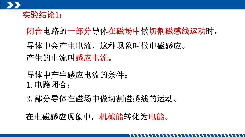 2021年初中物理教科版九年级上册 8.1 电磁感应现象 同步教学课件第5页