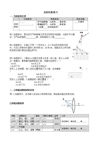 八年级上册4.1 光的折射教案