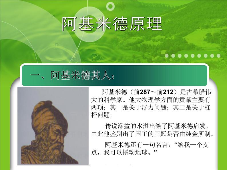 10.2阿基米德原理课件2021-2022学年人教版物理 八年级下册第1页