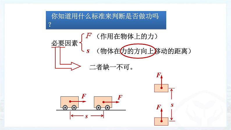 11.1功 课件 2021-2022学年人教版物理  八年级下册08