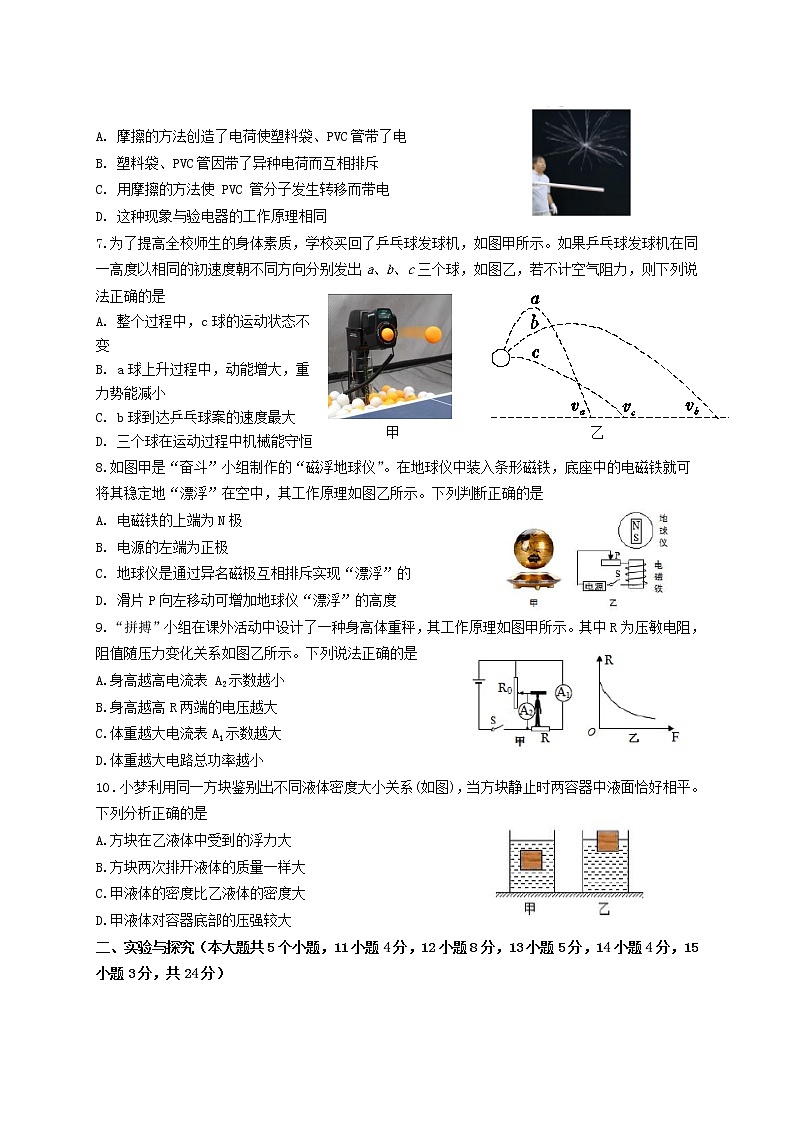 山西省吕梁市交城县2021年九年级第二次模拟考试物理试题（含答案）第2页