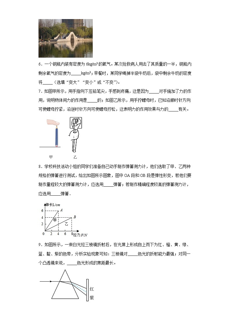 2020-2021学年安徽省芜湖市八年级上学期期末物理试题（含答案与解析）02