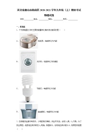 2020-2021学年河北省唐山市路南区九年级上学期期末考试物理试题（含答案与解析）