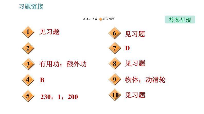 教科版八年级下册物理 第11章 11.4 机械效率 习题课件02