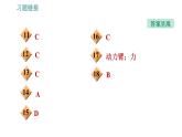 教科版八年级下册物理 第11章 11.1.2 杠杆的分类和应用 习题课件