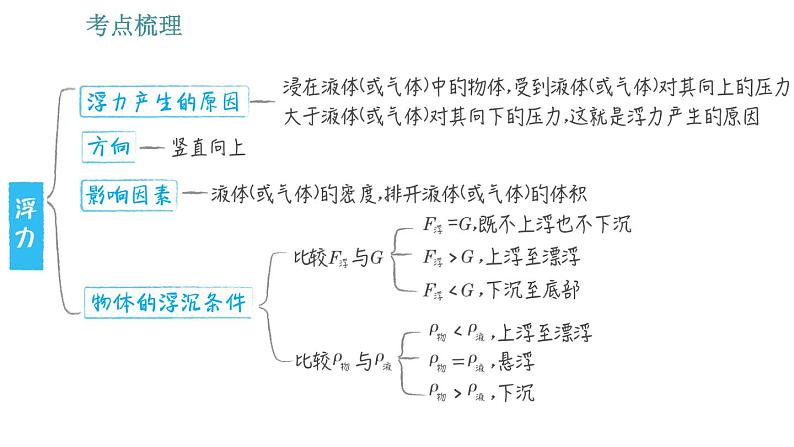 教科版八年级下册物理 期末提分练案 3.1 考点梳理与达标训练 习题课件03