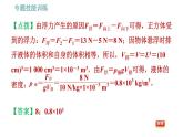 沪粤版八年级下册物理 第9章 专训（七）  训练1   浮力的计算 习题课件