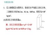 沪粤版八年级下册物理 第8章 专训（六）  固体、液体压强的分析与计算 习题课件