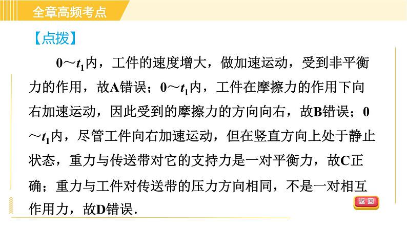 苏科版八年级下册物理 第9章 全章高频考点专训 专训2 运用二力平衡判断摩擦力 习题课件第4页