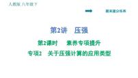 人教版八年级下册第九章 压强9.1 压强习题ppt课件