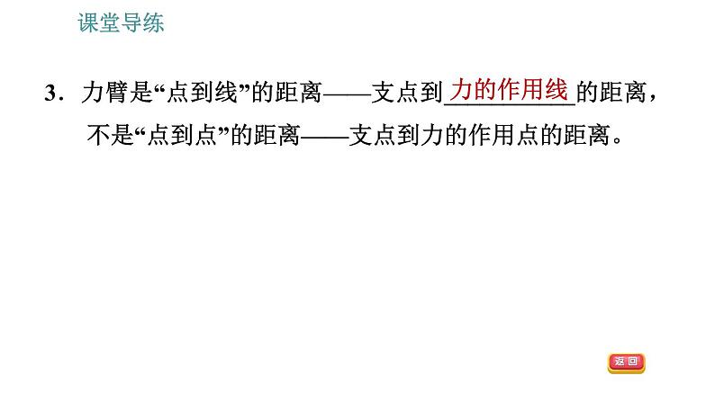 人教版八年级下册物理 第12章 12.1   杠杆 习题课件06