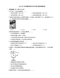 2021年广东罗湖区笋岗中学九年级上期中物理试卷