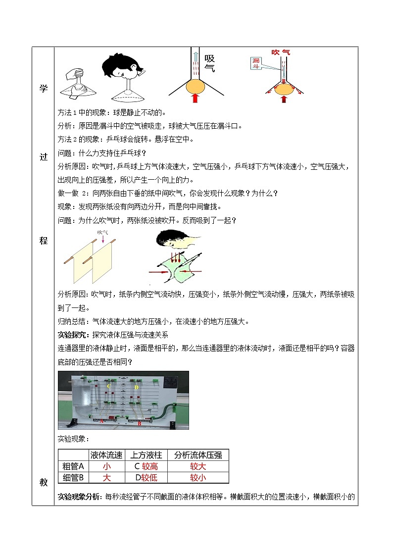 人教版物理八下9.4《流体压强与流速的关系》课件+视频资料+教案+练习03