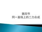 7.4《同一直线上二力的合成》(共16张PPT)北师大版八年级物理