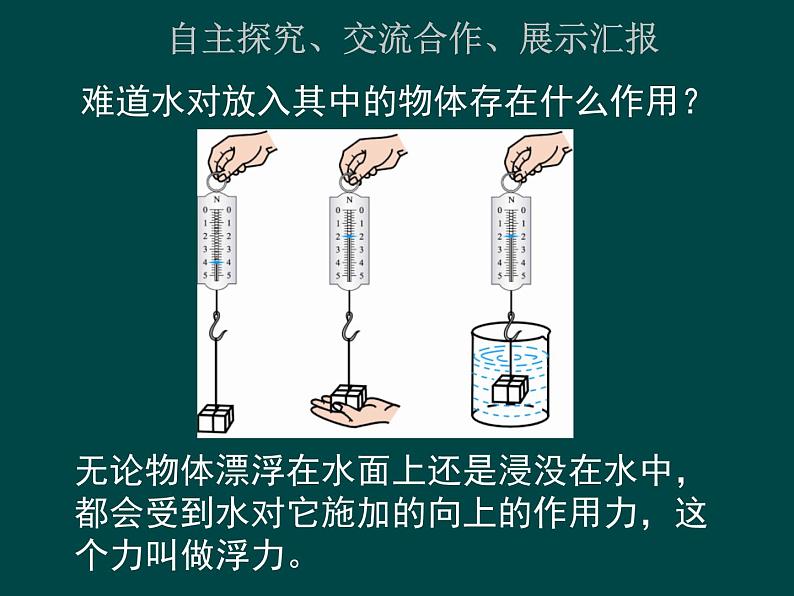 8.5学生实验：探究影响浮力大小因素课件（共13张PPT）北师大版八年级物理04