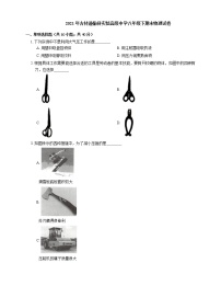 2021年吉林通榆县实验高级中学八年级下期末物理试卷