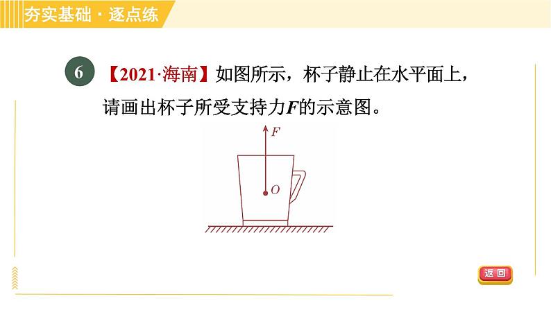 沪粤版八年级下册物理 第6章 6.2 怎样测量和表示力 习题课件第8页