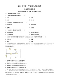 2022年上海市浦东新区中考一模物理试题 带详解