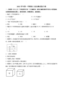 2022年上海市奉贤区中考一模物理试题 带详解