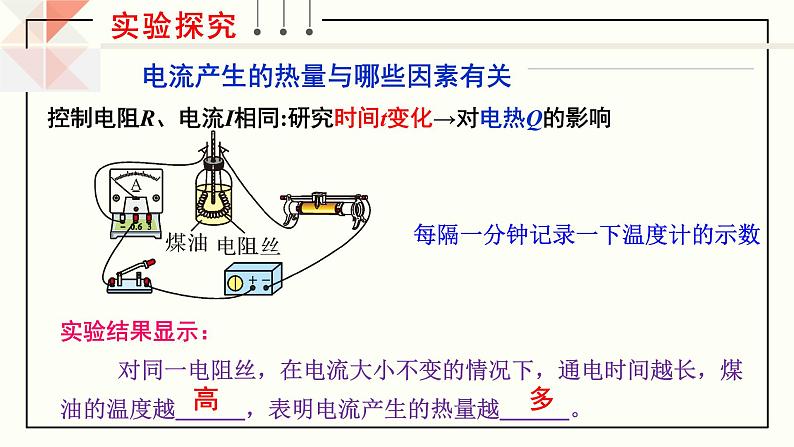 沪科版九年级物理16.4《科学探究：电流的热效应》课件+教案+素材08