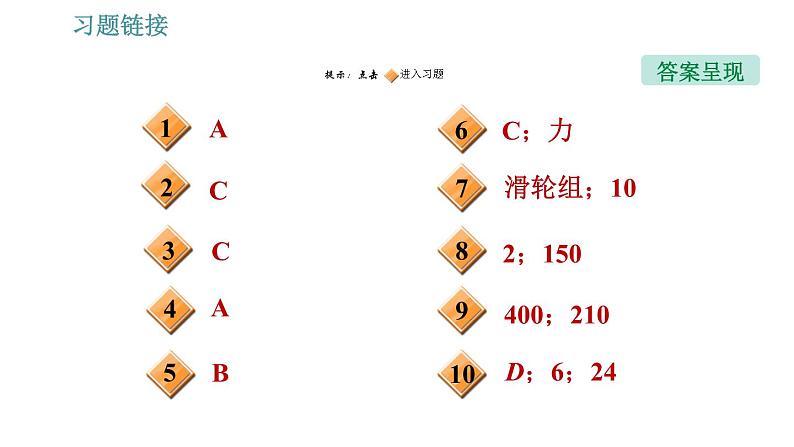 人教版八年级物理 期末提分练案 第5讲   第1课时   达标训练 习题课件02