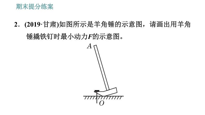 人教版八年级物理 期末提分练案 第5讲   第2课时   使用简单机械的技巧 习题课件第5页