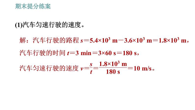 人教版八年级物理 期末提分练案 第4讲   第2课时   功和功率计算的常见类型 习题课件第6页