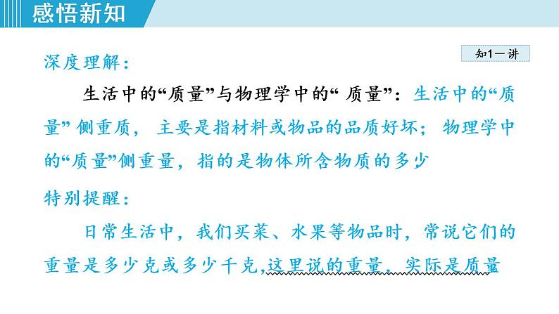 苏科版物理八下课件  6.1物体的质量第6页