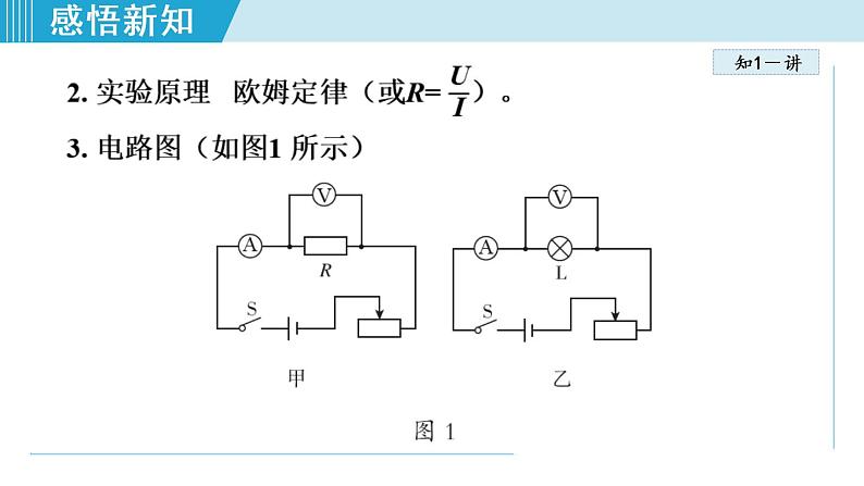 苏科版九年级物理课件  14.4欧姆定律的应用05