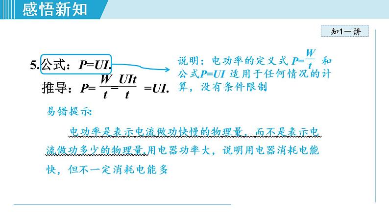 苏科版九年级物理课件  15.2电功率05