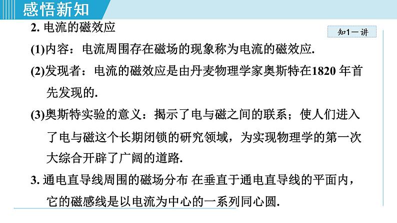 苏科版九年级物理课件  16.2电流的磁场第7页