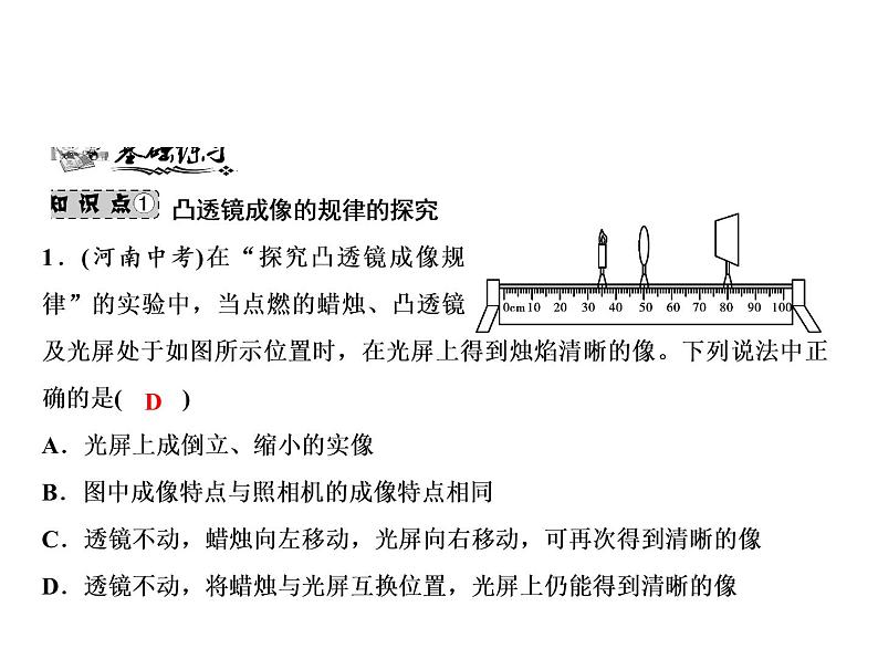 第5章 第3节　凸透镜成像的规律课件PPT第6页