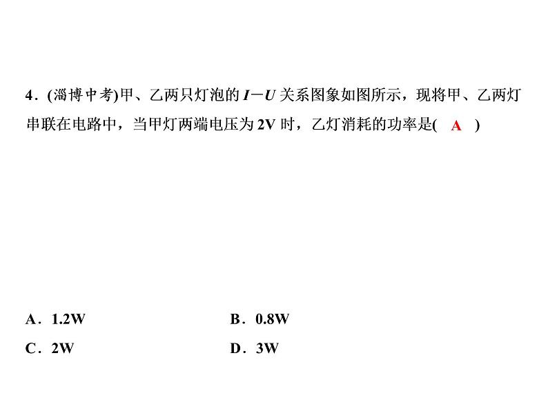 第18章　专题突破三　电功率之图象问题课件PPT06