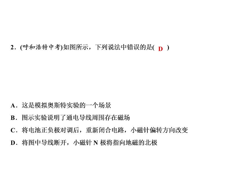 第20章 第2节 第1课时　电流的磁场课件PPT第4页