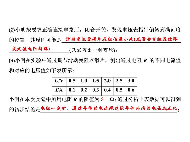 期末重难点突破　三、电学(实验探究)课件PPT05