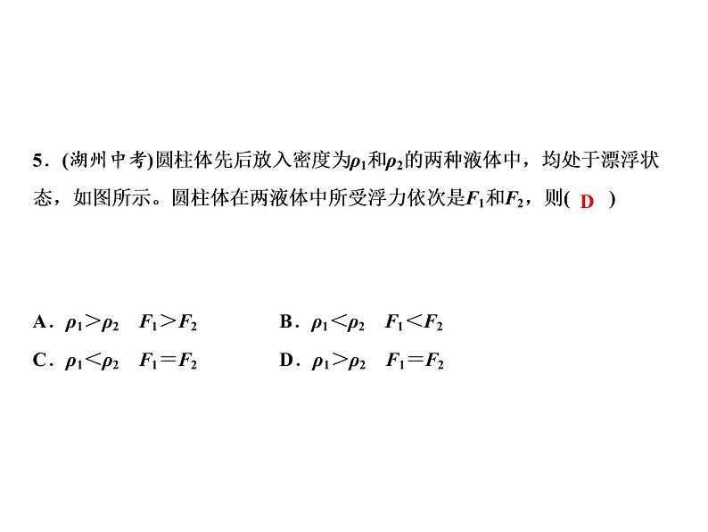 第10章 第3节 第1课时　物体的浮沉条件课件PPT第6页