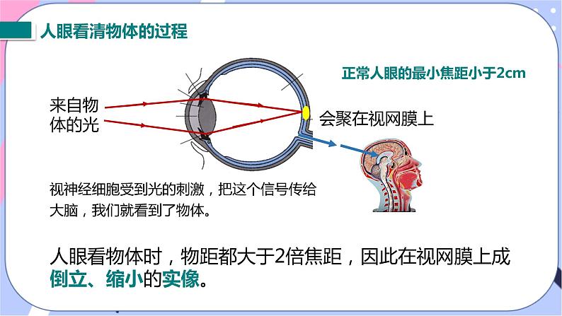 北师大版物理八年级下册6.4《眼睛和眼镜》课件06