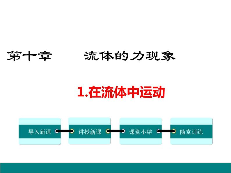 10.1  在流体中运动课件PPT第1页