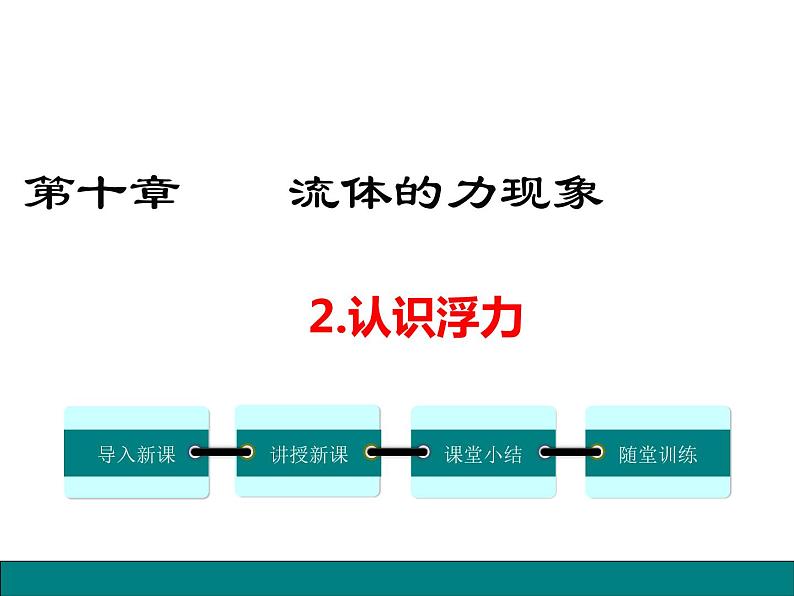 10.2  认识浮力课件PPT第1页