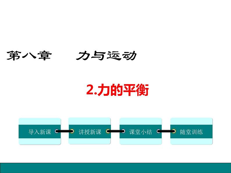 8.2  力的平衡课件PPT01