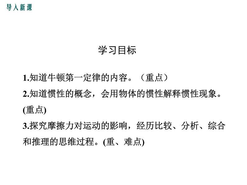 8.1  牛顿第一定律  惯性课件PPT第3页