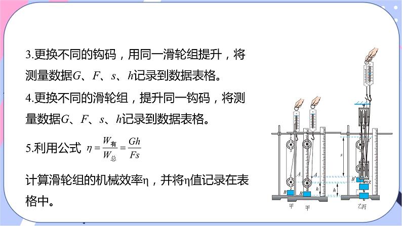 六、测滑轮组的机械效率第8页