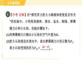 人教版八年级下册物理 第10章 10.1目标二 决定浮力大小的因素 习题课件