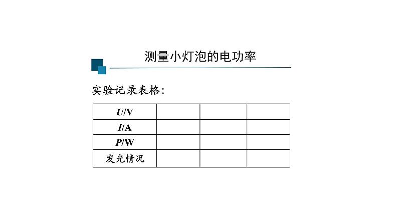 1116初三物理(人教版)测量小灯泡的电功率-2PPT第6页