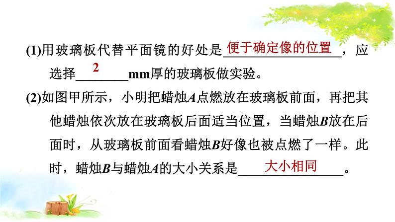 2021年初中物理二轮复习 光学实验 课件（福建省）08