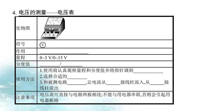 第2讲  电压  电阻-冲刺2022中考物理第一轮系统复习课件03