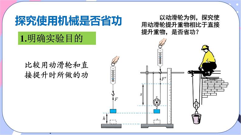 北师大版物理八年级下册9.5《探究--使用机械是否省力》课件04