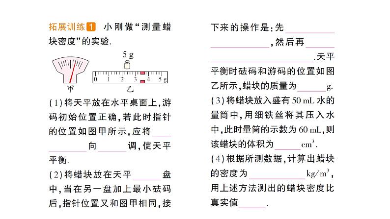 专题五 密度的特殊测量课件PPT第6页